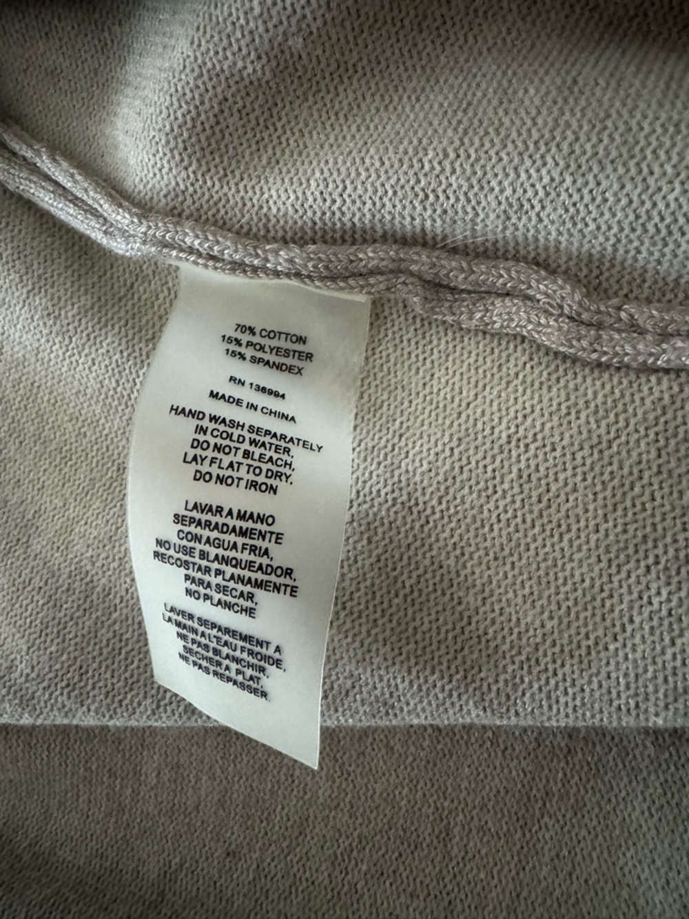 Cozy Open-Front Shawl Collar Cardigan - Light Taupe - Picture 4 of 6
